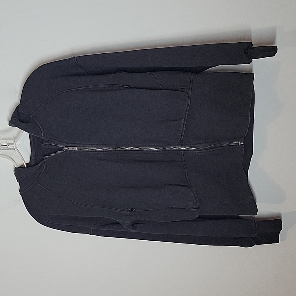 W3ECTS Lululemon Hugged Waist Cotton Zip Hoodie